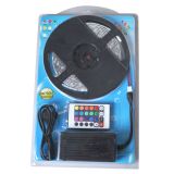 Влагозащищенная LED лента с адаптером и П/У (RGB, 5м, 150 SMD 5050)