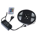 Влагозащищенная LED лента с адаптером и П/У (RGB, 5м, 300 SMD 3528)