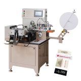 JD-2817 Automatic Clothing Garment Woven Fabric Label Cut and Fold Machine for Satin Ribbon Cotton Tape