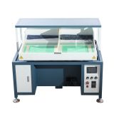 Single / Double Station Automatic Pneumatic Heat Press Rhinestone Shaking Machine for T-shirts