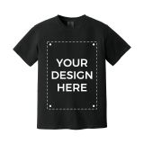 Custom DTG Printed 6.1 oz Unisex Tee – Gildan 5000, Black