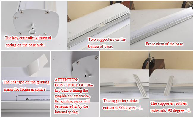 Roll Up Banner Stand base