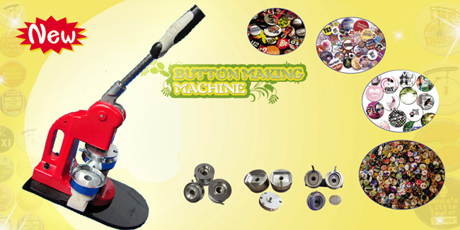 badge making machine advertising