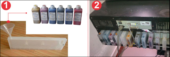 Calca Compatible Roland ECO Solvent Ink usage 1