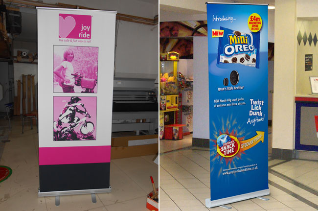 Roll Up Banner with Artwork Printing application 2