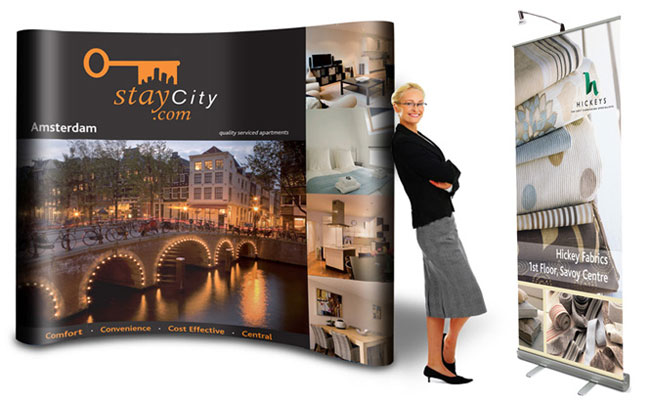 Good Quality Standard Roll Up Banner with Artwork Printing application 1