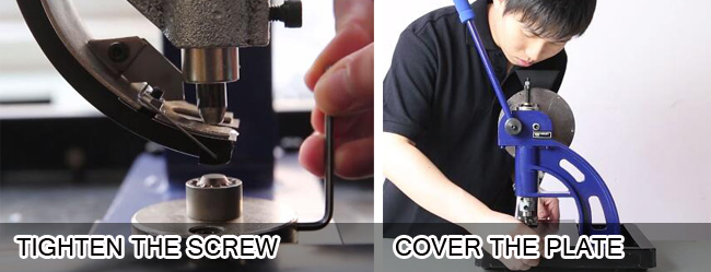 Hand Pressing Tool Grommet Machine Usage