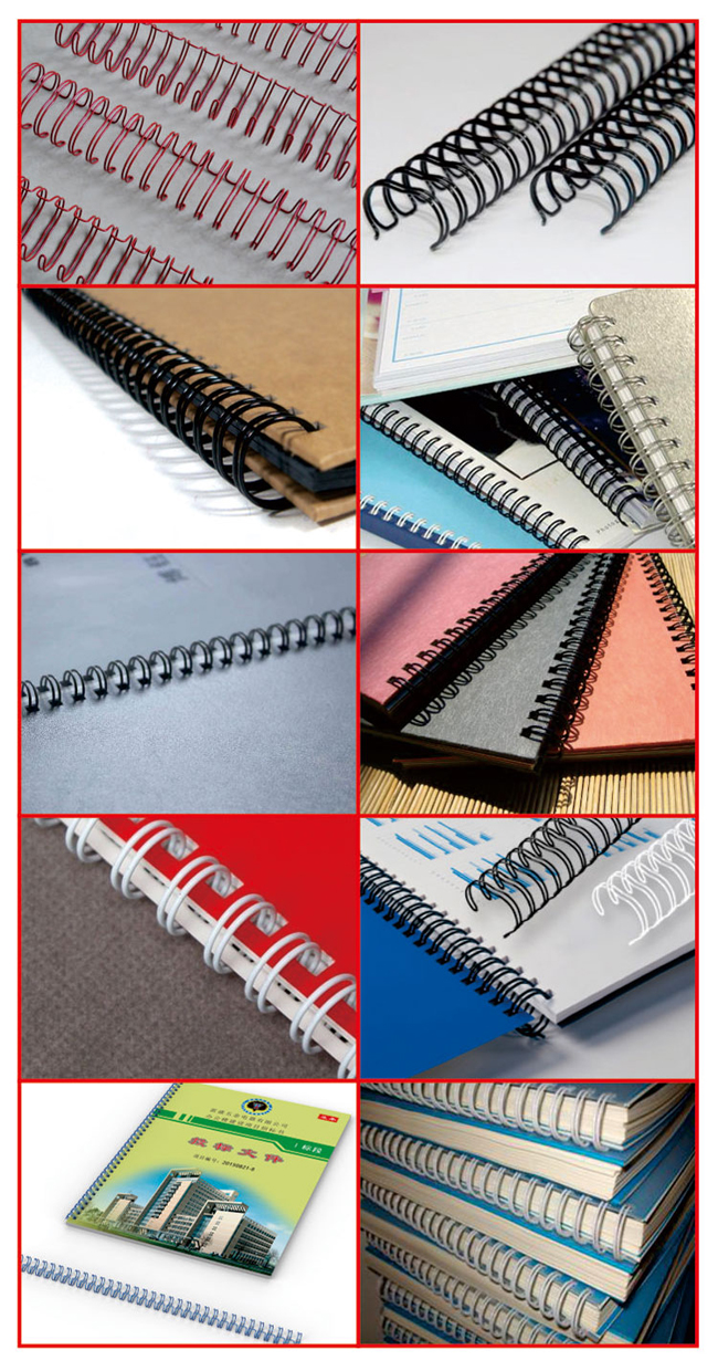 34 Holes Metal Wire Punching Binding Machine 130 Sheet Paper Binder Puncher Scrapbook Office